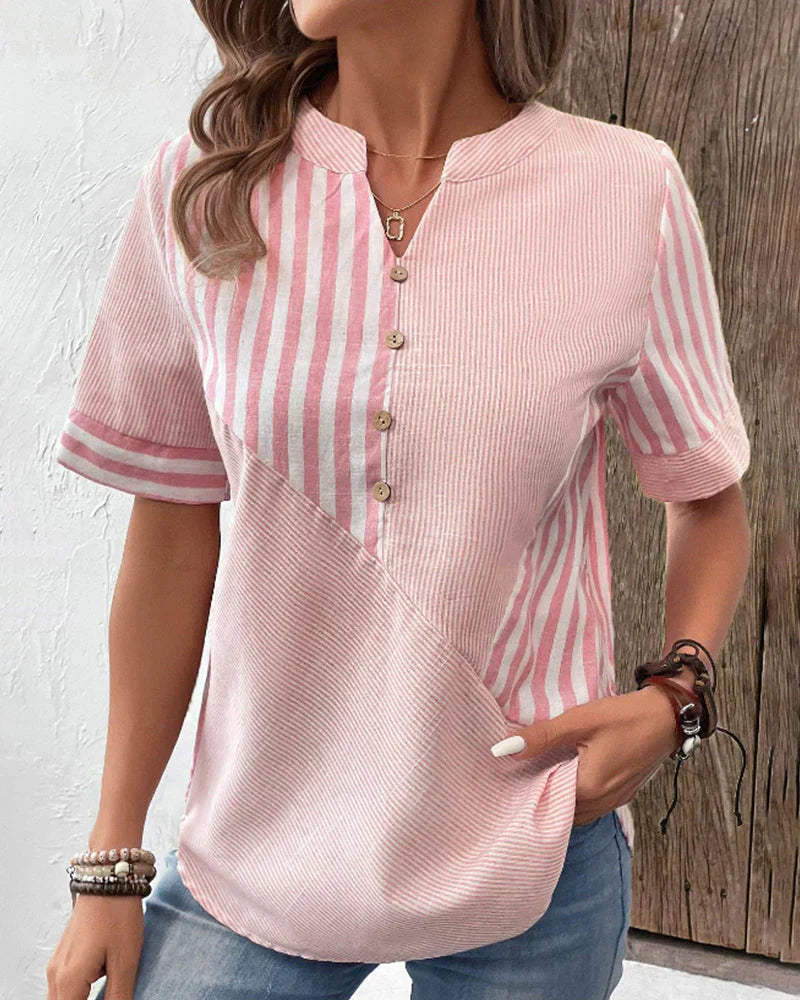 Sophie™ | Elegant Striped Blouse