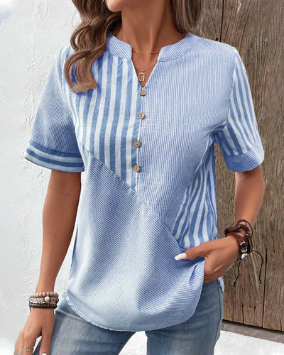 Sophie™ | Elegant Striped Blouse