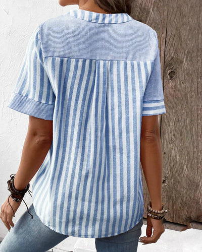 Sophie™ | Elegant Striped Blouse